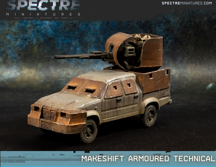Makeshift Armoured Technical – Spectre Miniatures