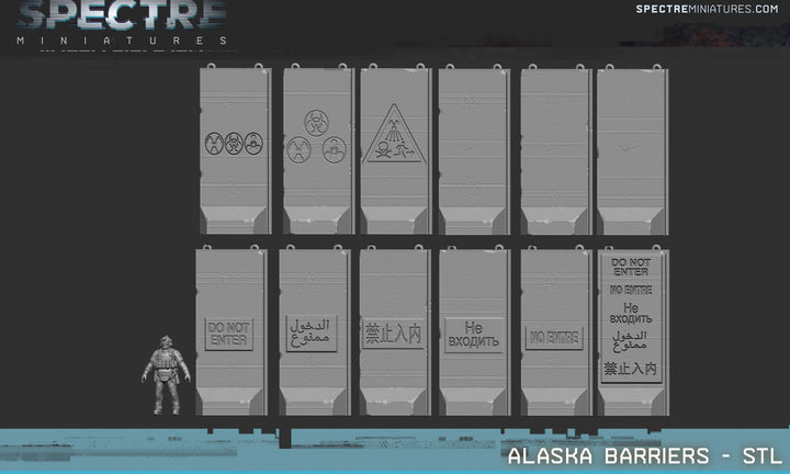 Alaska Barriers [STL Digital Download]